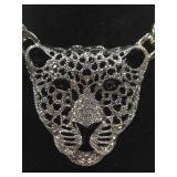 Large Stainless Steel Jaguar necklace