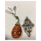 Pair of Sterling Silver pendants