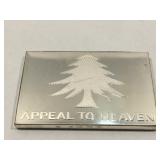 Sterling Silver bar - Massachusetts Navy Flag -