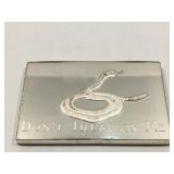 Sterling Silver bar - Don