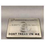 Sterling Silver bar - Don