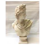 25 inch tall plaster bust