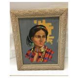 F. Rojas Philippine Artist painting on canvas