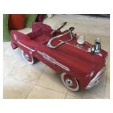 Fire Dept Engine NO.9 fire truck pedal car,