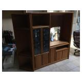 Large entertainment center, approx 60x 72 inches
