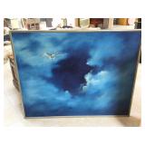 Painting in canvas, signed by artist, approx