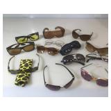 Lot of 14 fashion sunglasses.