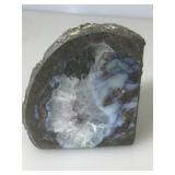 Geode with felt on 2 sides measuring 4 inches by