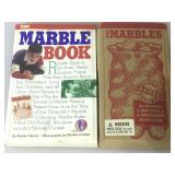 The Marble Book with a attached bag of marbles.