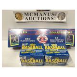Sealed baseball card sets