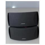 Pair of BOSS speakers, approx 5x7.8x4 inches,