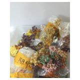 Large Lot of Gemstone Trees. All with significant