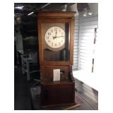 Oak Time Recording Time & Day punch clock ,
