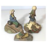 Lot of Tom Clark Gnomes. Speedy Artist Signed,