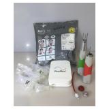 Lot of medical equipment, air fit pro masks and