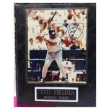 Cecil fielder autographed picture