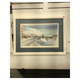 A. Dygert , 1922- 2019, Le print artist signed ,