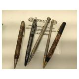 5 Mechanical pens and pencils, Morrison Sterling