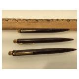 3 vintage Eversharp mechanical pencils