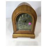 Gustavo Becker brass faced beehive clock , back