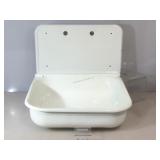 Farmhouse sink. New Enamel over metal. Basin