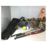 Baseball Equipment for T-Ball Little League.