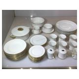 Set of Johan Haviland Gold rimmed china. Bavaria