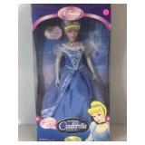 Porcelain 18 inch tall Cinderella doll. NIB.