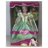 18 inches tall porcelain Snow White doll. NIB.