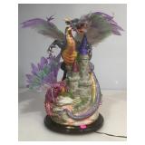 DeCapoli Collection Fiber Optic Dragon Lamp.