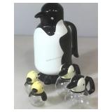 Vintage Stoha German Penguin S/P and Sugar
