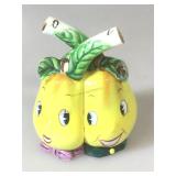 Vintage Anthropomorphic Pear Oil and Vinegar