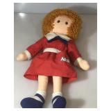 Annie cloth doll, 22 inches
