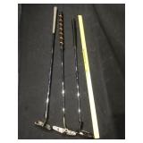 3 vintage golf putters , Tour Edge, Taylor Made,