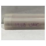 Roll of 1968 Lincoln Pennies