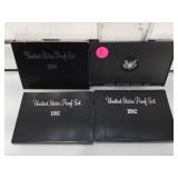 1979-1982 Proof Sets - 4 total