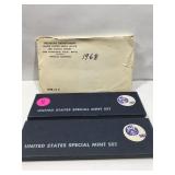 1967 and 1968 Mint Sets - 3 total
