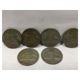 Lot of Silver Australian Floren coins - 1946-1960