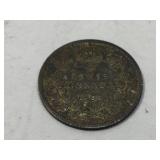 1909 Canadian Silver 5-Cent Piece - Pointed