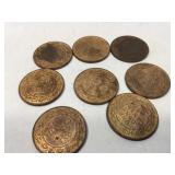 Lot of Canadian Godless Cent Pieces - 1911-1920