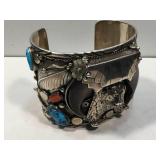 Vintage Elaine Yazzie Signed Navajo Sterling