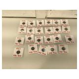 Lot of 1943 Steel Pennies in flips - mostly