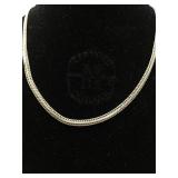 Sterling Silver necklace - 16 in - 12.8g