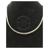 835 Fine Silver necklace - 16.5 in - 18.8g