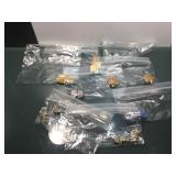 9 pairs of Designer clip on earrings - Trifari,