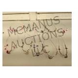 Lot of 10 Metal with carved stone Butterfly