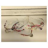 Lot of 10 Metal with carved stone Butterfly