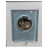 Sterling Silver 1972 UN Peace Medal with box
