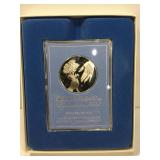 Sterling Silver 1973 Mothers Day Medal with box