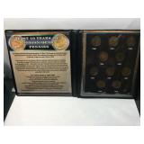 Last 10 Years of Indian Head Pennies set in